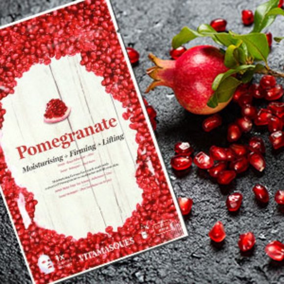 VITAMASQUE | Pomegranate Face Mask (Pack of 5) - Picture 1 of 9